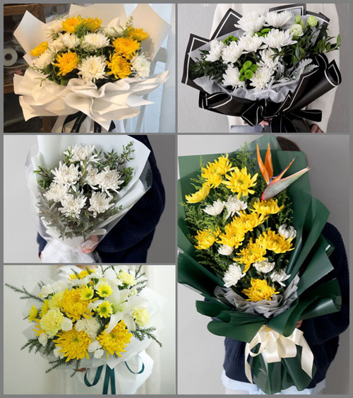 广东肇庆市德庆县马圩镇诰赠村白事花束代送
